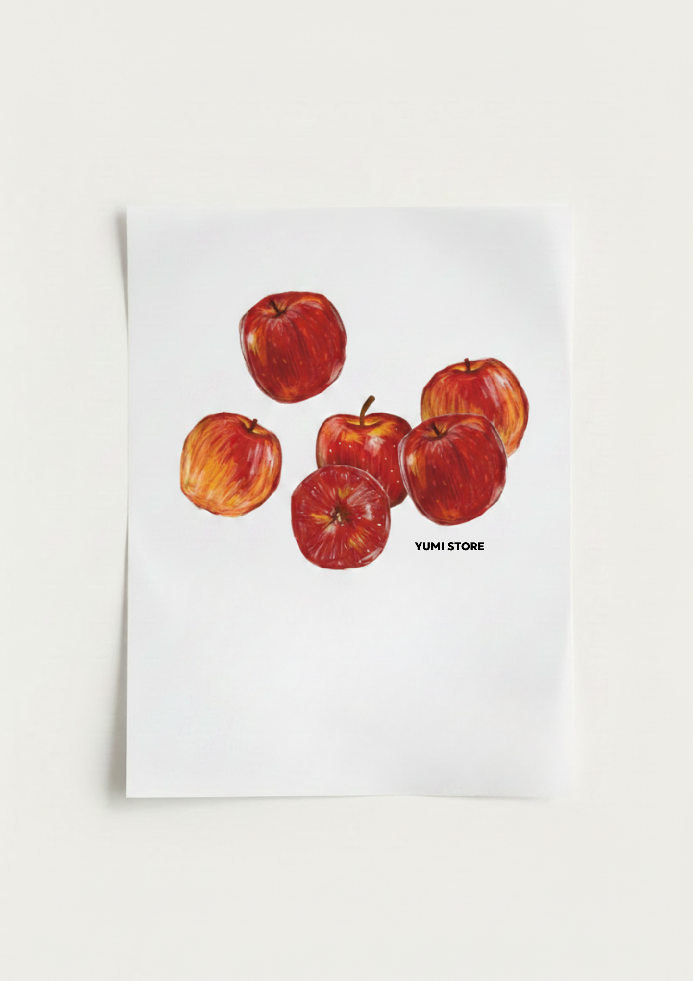 Transfert Thermocollant "LES POMMES"