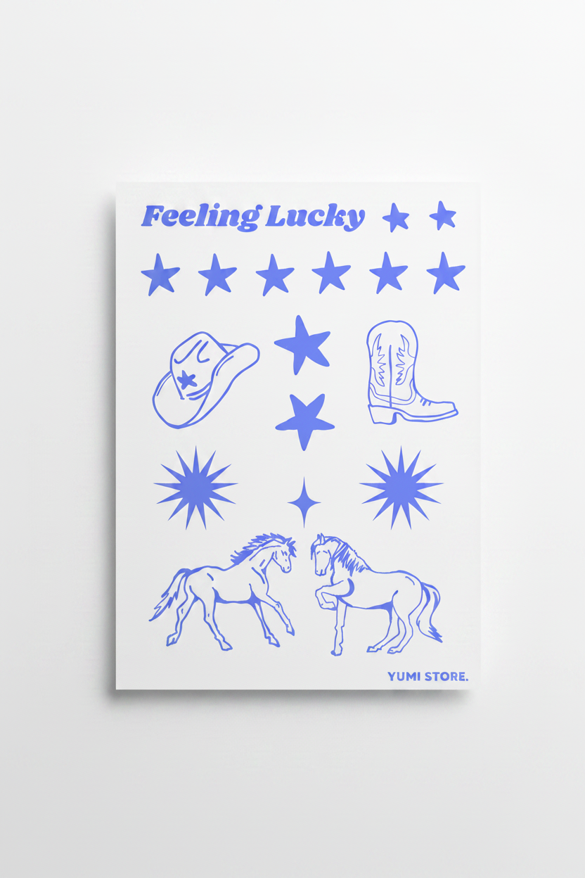 Transfert Thermocollant "FEELING LUCKY"